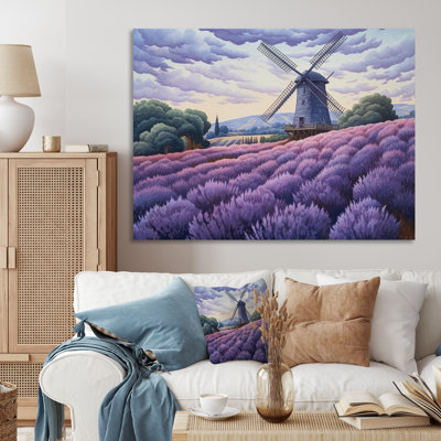 Lavender Mills I, reproduction d'art sur toile