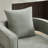 29.1" W Polyester Hollow Back Swivel Barrel Chair With Wooden Base-130076994