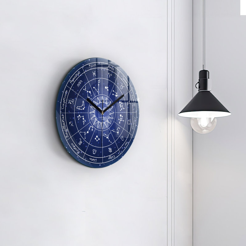 Glass Wall Clock