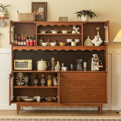 Buffet en bois de noyer massif