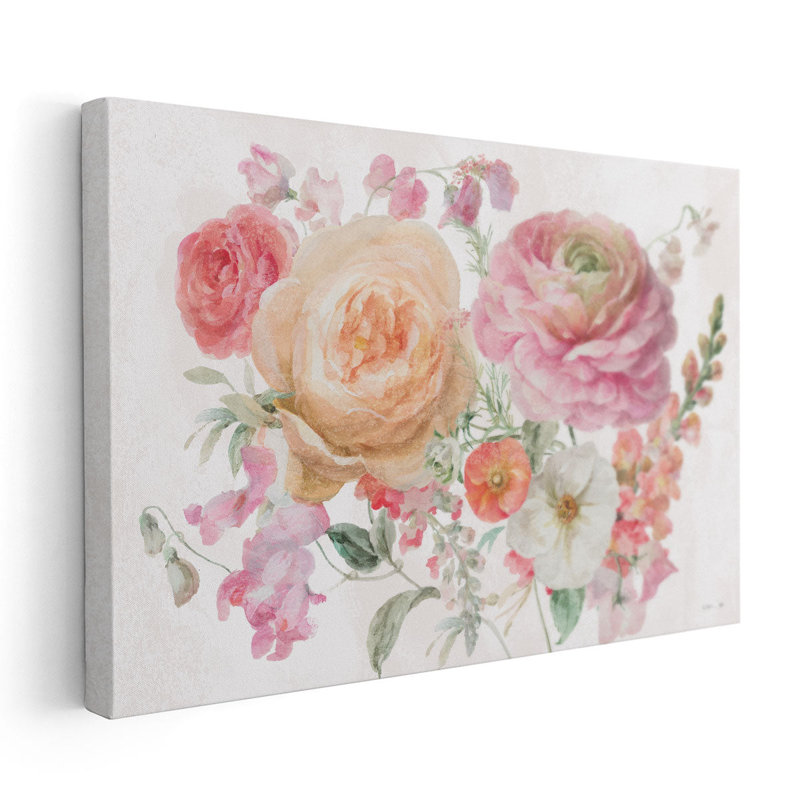 Sorbet Floret I - reproduction d'art sur toile, H 20 po x l 30 po