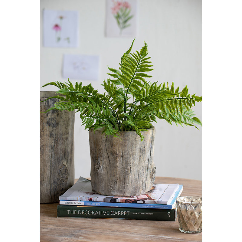 Byromville Handmade Pot Planter, 6.5" H x 6.5" W x 6.5" D
