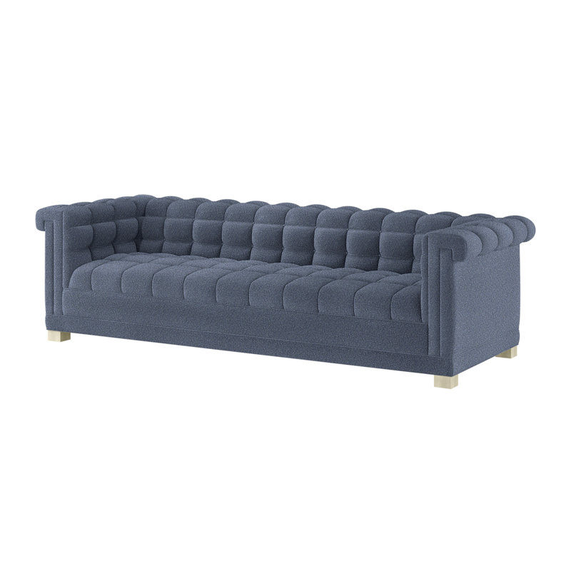 Vittorio Sofa, Salted White, Dutton Indigo (Performance fabric) 1352-54