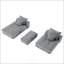 Canapé modulaire surdimensionné moderne avec repose-pieds-618289699