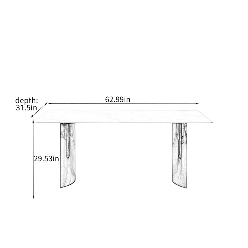 Damico, 29.53"H x 62.99"L x 31.5"W
