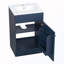 Meuble-lavabo de salle de bain avec lavabo, tablette de porte et tablette réglable-1542536732-1542536733