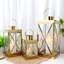Silver Stainless Steel Lantern 3pcs-Square Elegance 8/12/16In-511831783