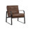 Leather Tufted Lounge Chair