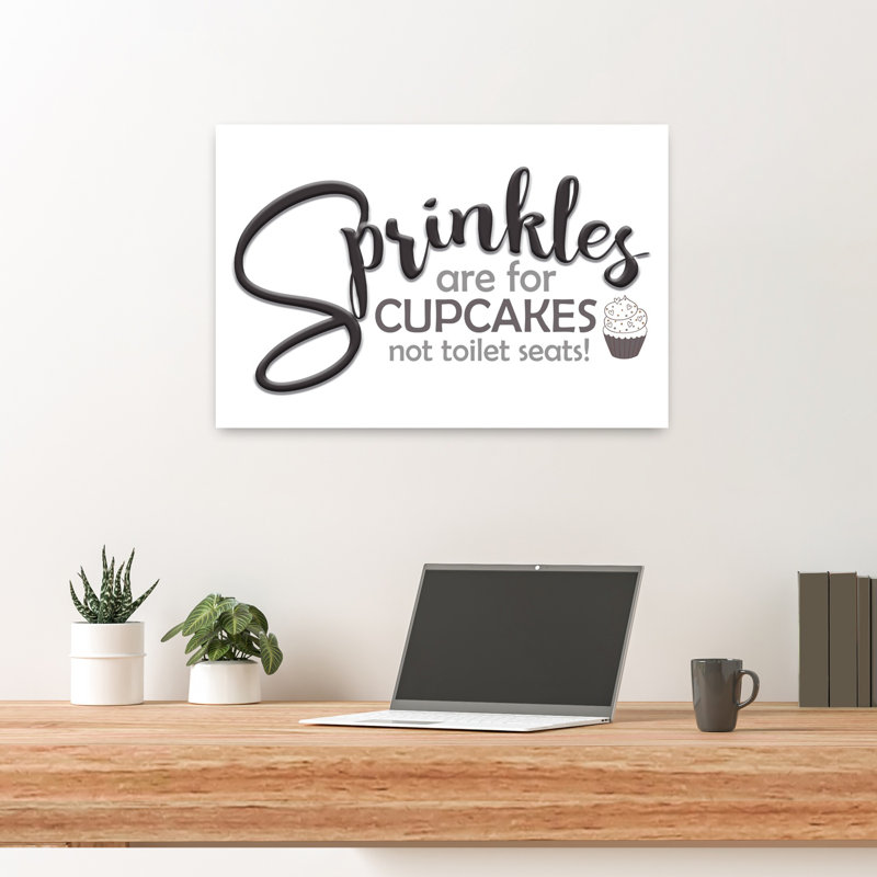 Sprinkles, art abstrait ludique moderne, H 16 po x l 24 po