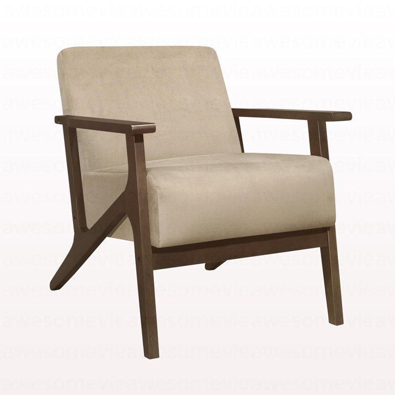 Structure en bois massif brun clair Modern Home Furniture 1pc, Marron clair