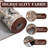 Vintage Rug Distressed Retro Oriental Washable Non-Slip TPR Backing Low Pile Thin Foldable Soft Non-Shedding Nursery Grey-1068065150