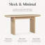 Ensemble de salle à manger moderne de 6 pièces avec table ovale, banc et chaises, pour salle à manger-1086128639-1086128638