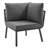 Modway Riverside 5 Piece Outdoor Patio Aluminum Sectional-848919795-848919793