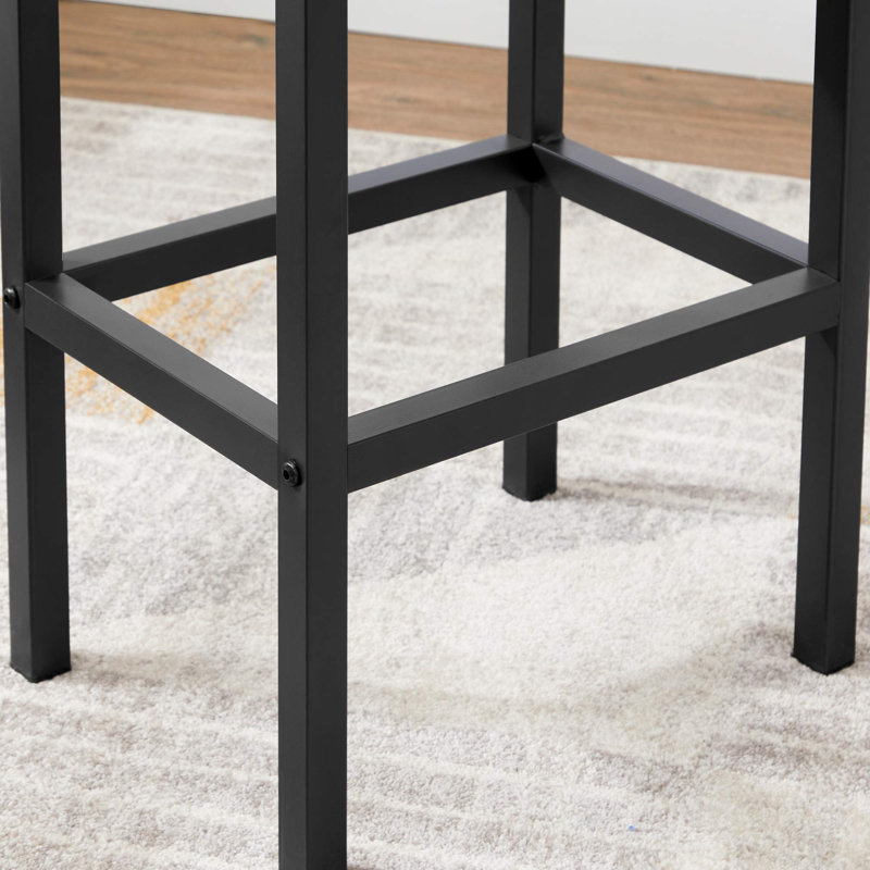 Counter Stool with Metal Frame