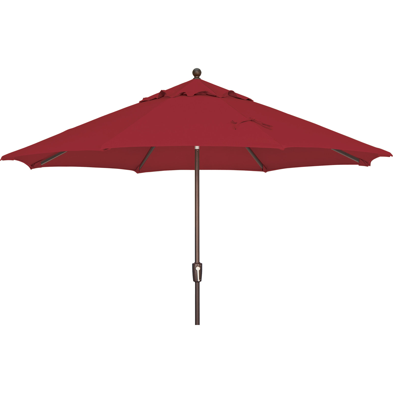 Launceston 132'' Outdoor Umbrella, Really Red, Bronze