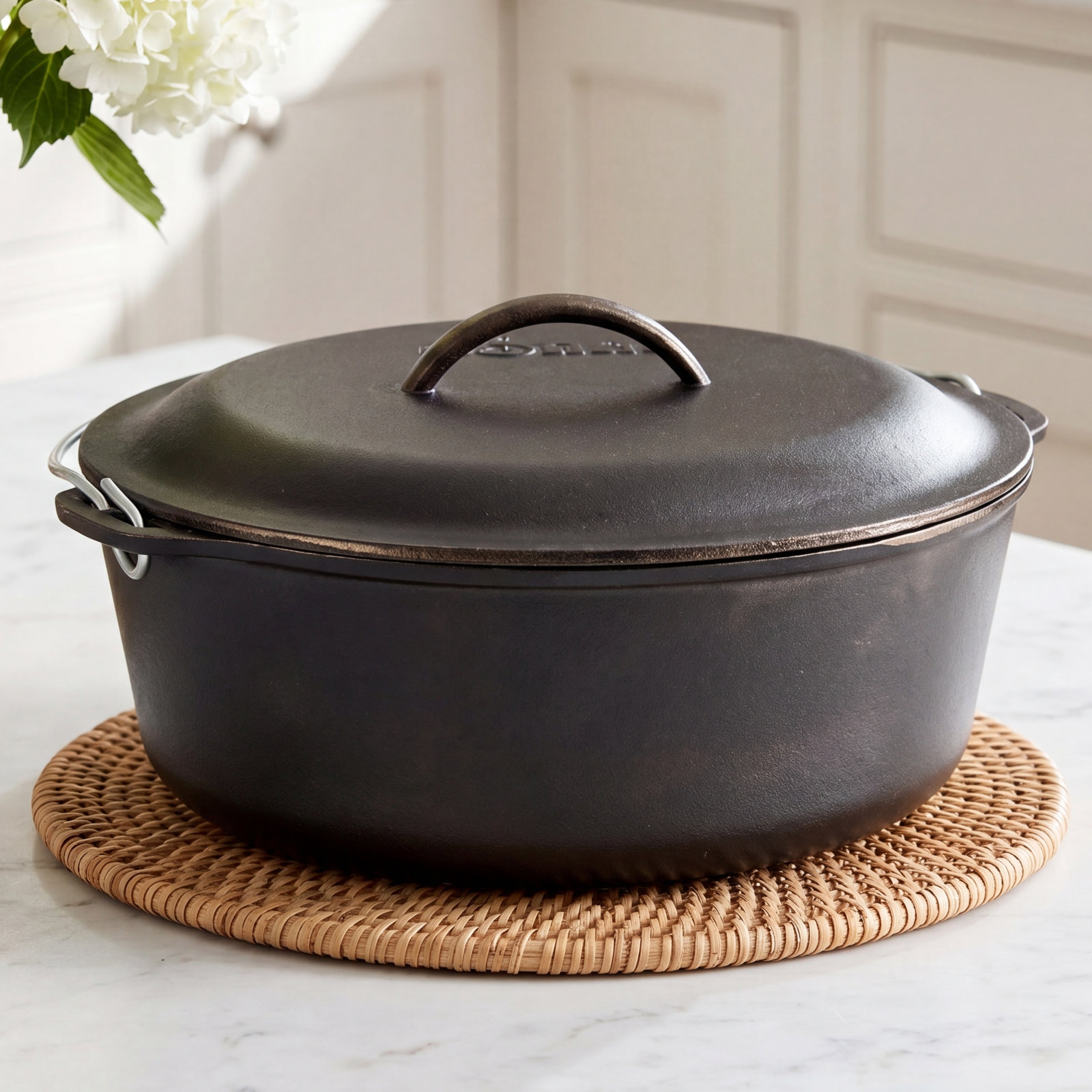 Lodge Cast Iron Dutch Oven, 9 qt