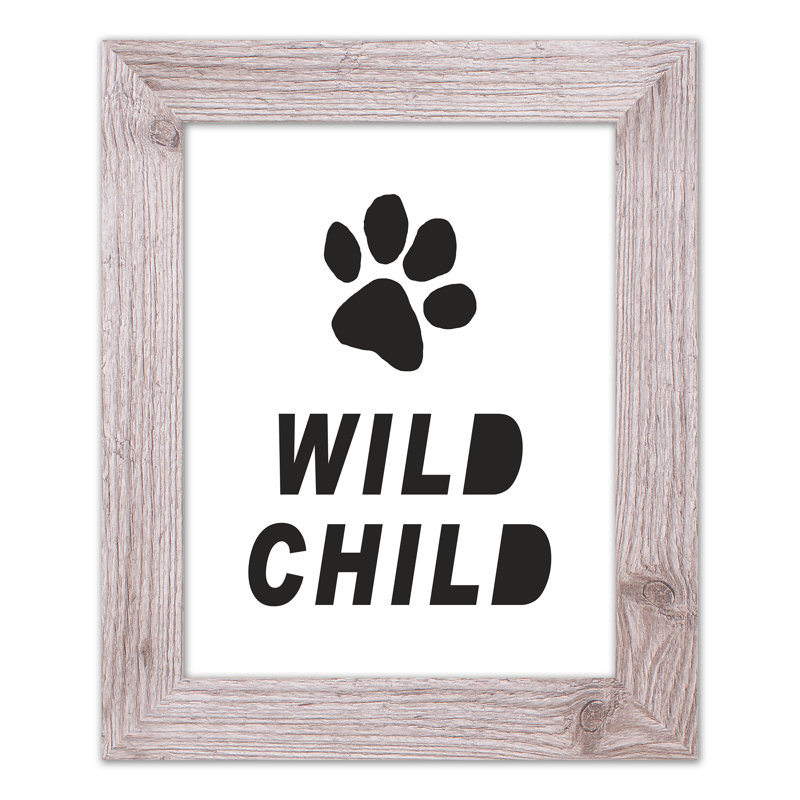 Ferryville Animals Framed Art, 14" H x 11" W x 0.75" D, White Framed