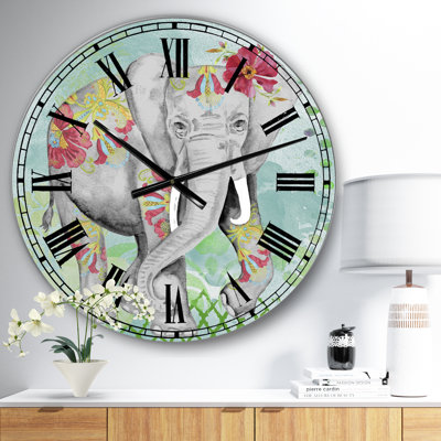 Safari Dancer - Large Cottage Wall Clock