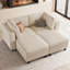Canapé modulaire avec deux repose-pieds-716825221