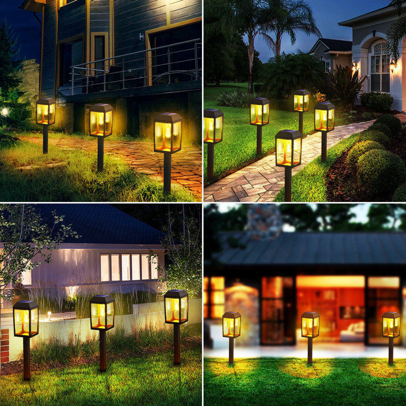Low Voltage Solar Powered Integrated LED Pathway Light Kit