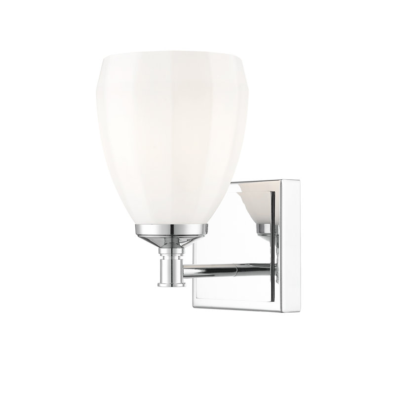 Coiffeuse Mattera, Une lumière, H 9,25 po x l 5,25 po x P 6,5 po, Chrome