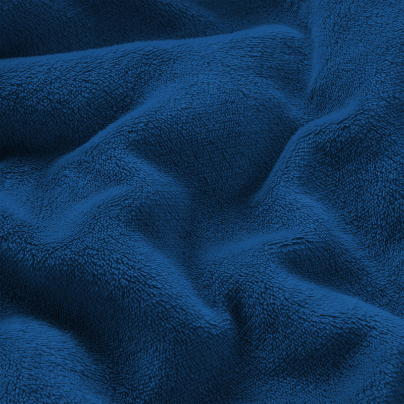 Faux Fur Reversible Fleece Throw Blanket – Soft & Cozy, Kingsize (5'), Teal