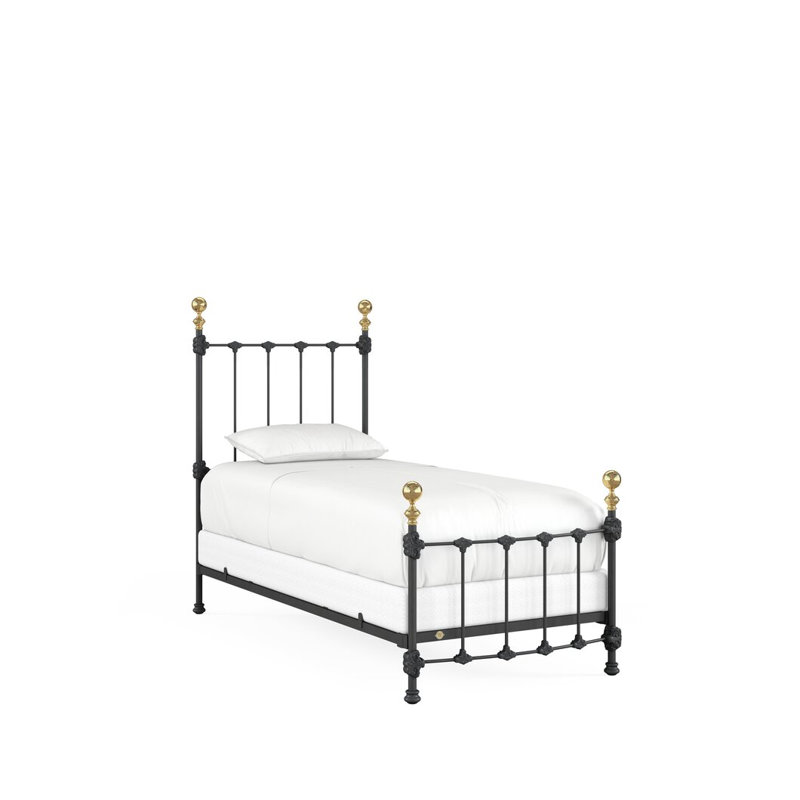 Lit Palatial en fer et laiton, Twin