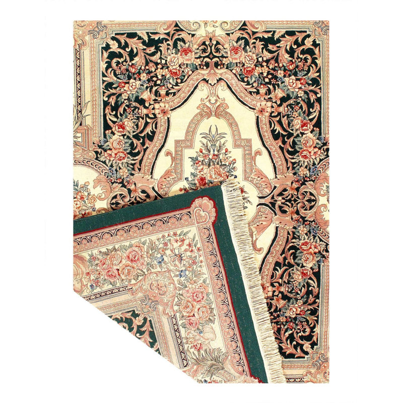 Oriental Area Rug in Green