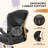 Ato Ergonomic Mesh Office Chair With Adjustable Lumbar Support, Flip-up Arms, And High Back