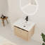 Ensemble de meuble-lavabo simple 24 po avec plateau en résine Blunham-652074058-671085540
