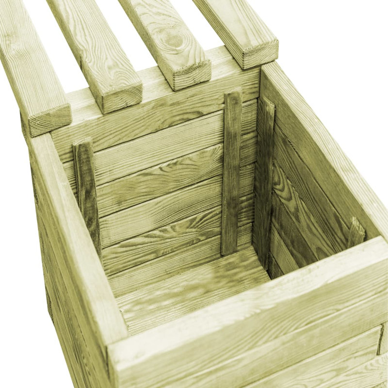Dunleith Solid Wood Pine Outdoor Bench