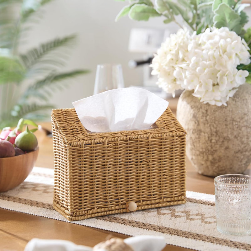  Housse de boîte à serviettes YANGQIHome pour salle de bain, voiture, dessus de table