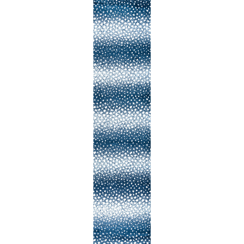 Allerie Modern Animal Navy/Cream Rug, Runner 2' x 10'
