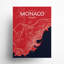 Monaco City Map, impression-457650162-457650154