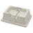 Classic Ceramic Rectangular Undermount Bathroom Sink With Overflow - 19.5X14x6 Inch, White, Stain , For Different Environments Modern 19.5"X14", Stain-, & Home Bathrooms