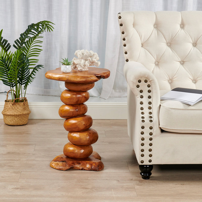 Solid Wood End Table
