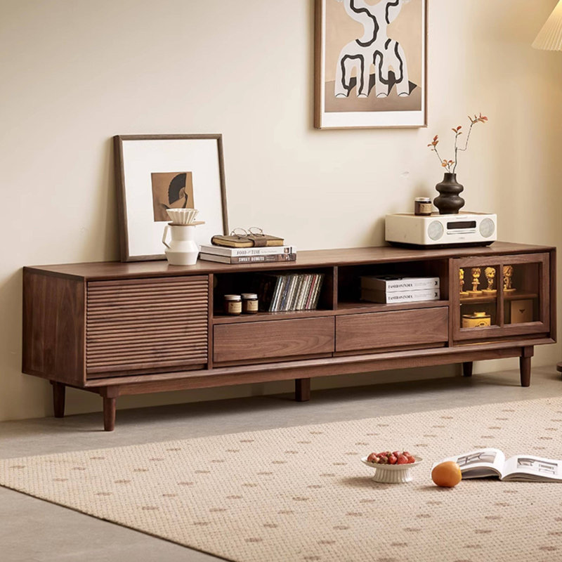 Meuble télé Nordic Minimalist Style, H 19,68 po x L 94,48 po x l 15,75 po