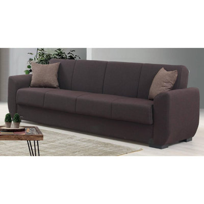 Karen 65" Fabric Convertible Sleeper Loveseat
