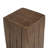 Umber 19.5" Solid Reclaimed Pine Side Table, Brown Reclaimed Pine-2055992714