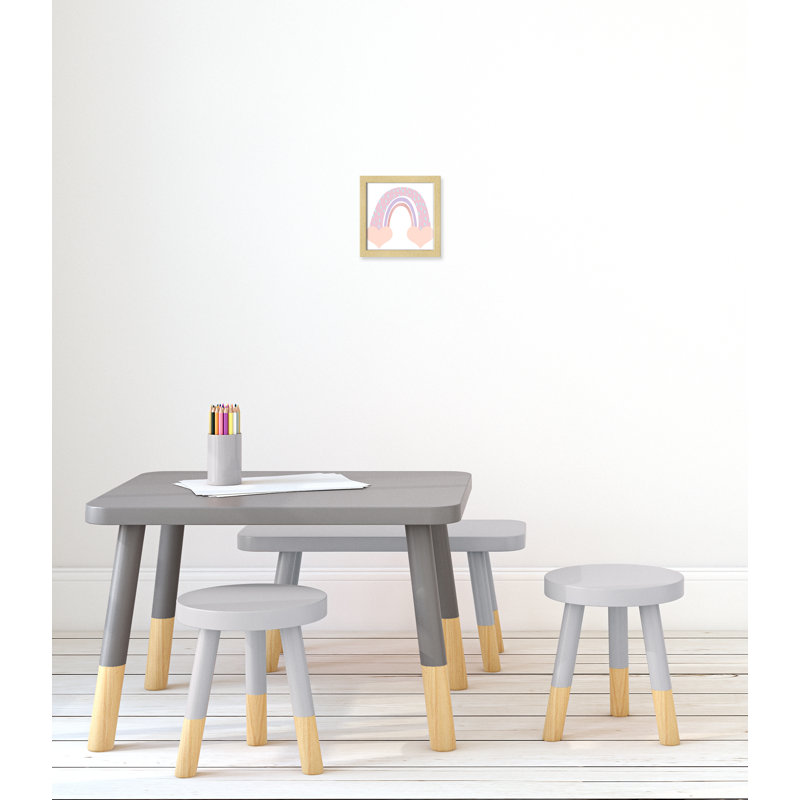 Arc-en-ciel 1, H 9 po x l 9 po x P 1,19 po, Cadre boîte champagne