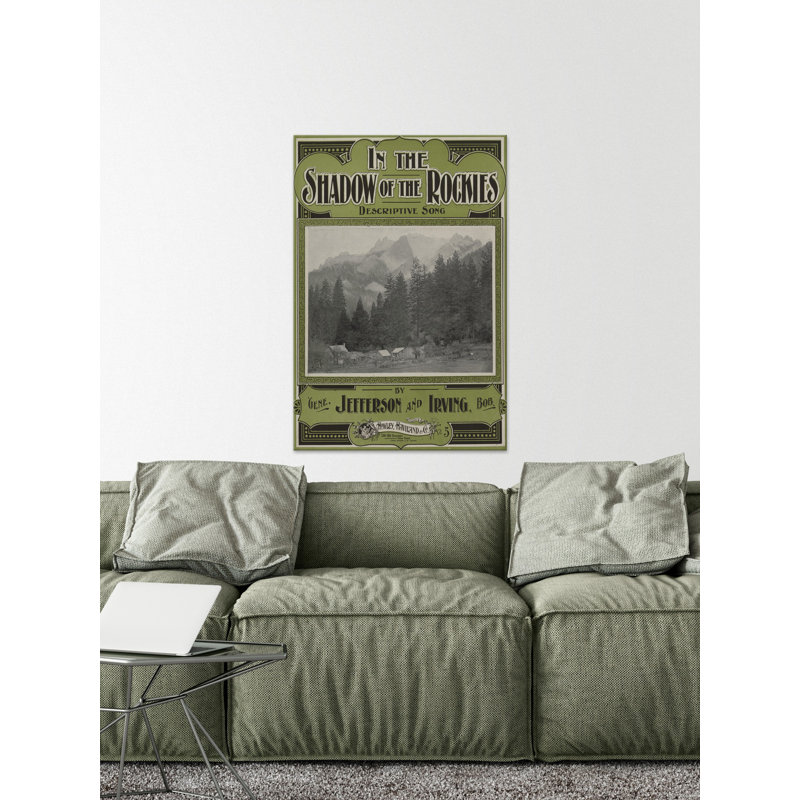 In the Shadow of the Rockies 2 1 Piece Wall Art on Canvas, 76cm H x 51cm W x 3.81cm D