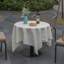 Nappe Eider & Ivory ™ 100% lin lavable couleur unie, carré 52 po x 52 po naturel-2145218494-2145218489