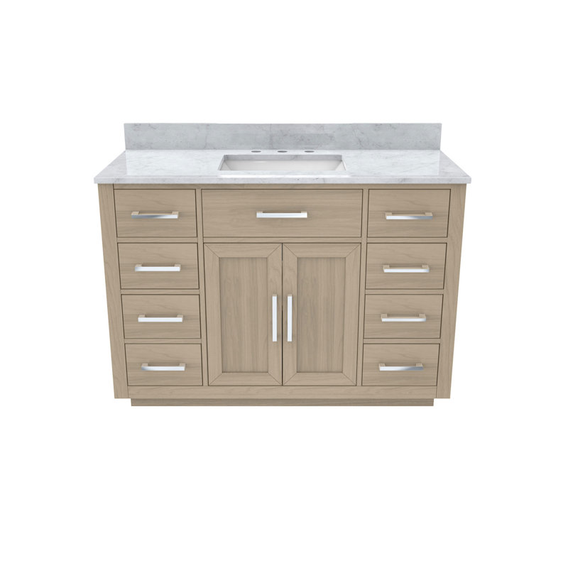Dexterity 48" Single Bathroom Vanity Set, Light Sage