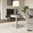 Gray Round End Table