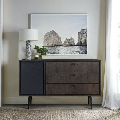 Commode combinée 3 tiroirs Audiana