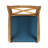 PERLA DINING CHAIR,2PCS With 2 Blue Cushions,For Backyard, Poolside, Garden-176990388-176990390