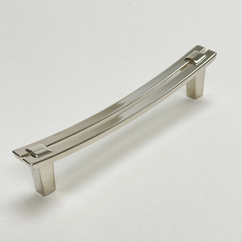 Polished Nickel "Ori" 5 In. Drawer Pull, 5"