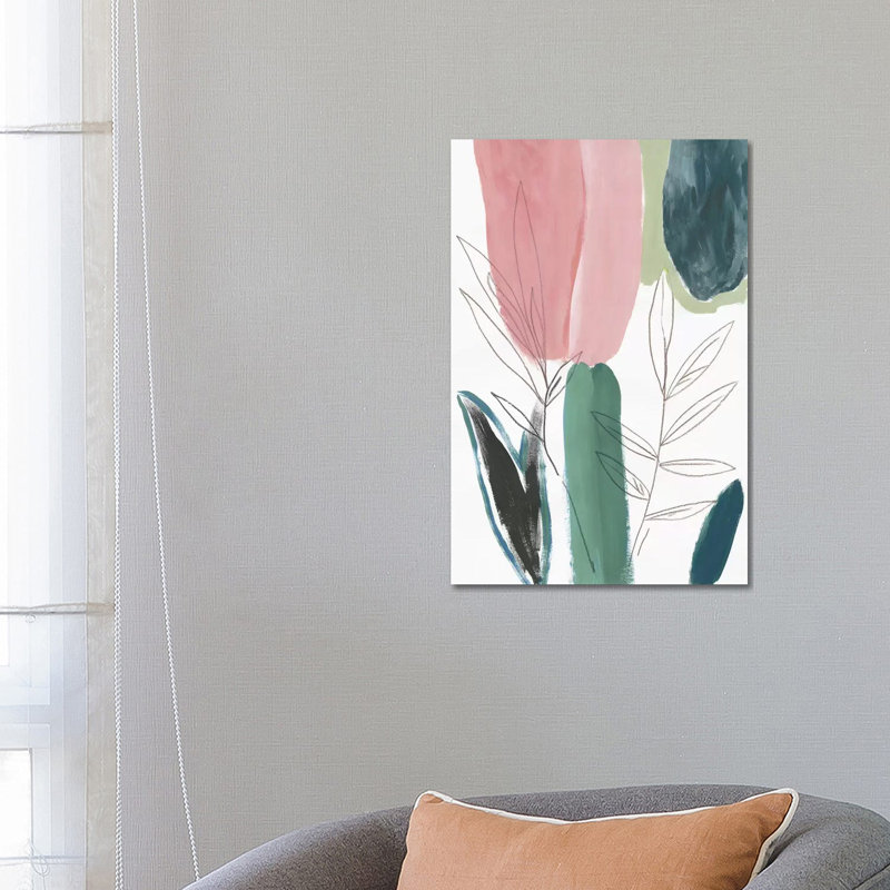 Hidden Beauty II by Asia Jensen - Wrapped Canvas Painting, 20.32 cm H x 30.48 cm W x 1.91 cm D