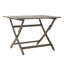 Table pliante d'extérieur en bois d'acacia de 43,5 po Positano