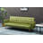 Stefaney Twin 75'' Velvet Cushioned Convertible Sofa
